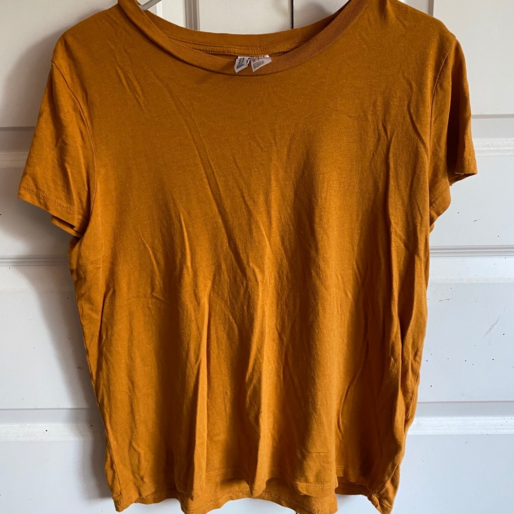 Mustard Plain Tee
